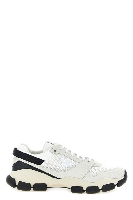 Sneaker rete e suede