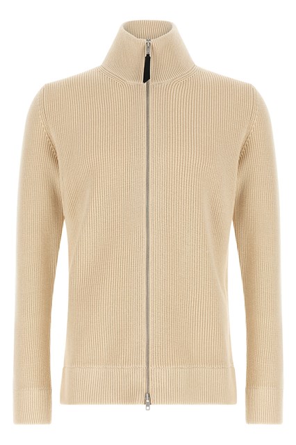 Cardigan maglia coste