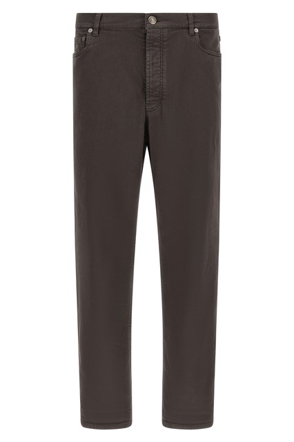 Jeans denim tinto in capo