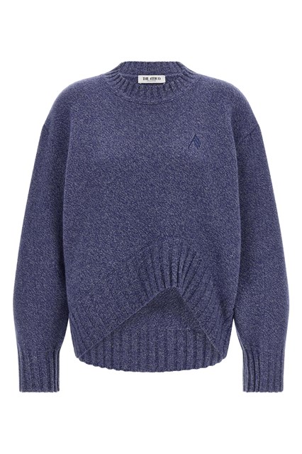 Maglione orlo asimmetrico