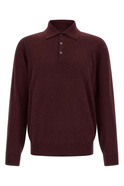 Polo maglia cashmere