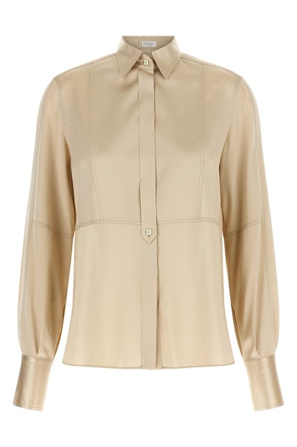 Camicia raso di seta