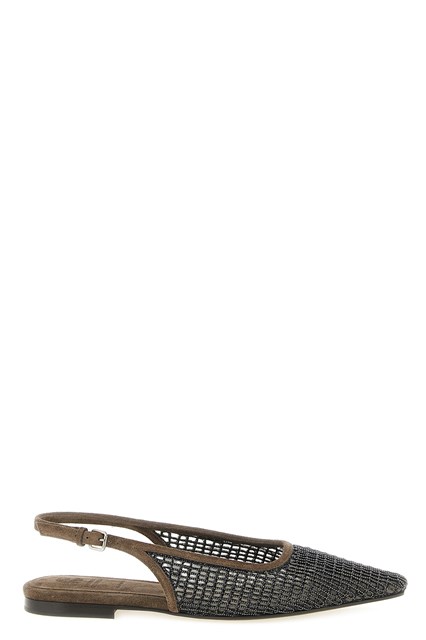 Slingback 'Precious Net Embroidery'
