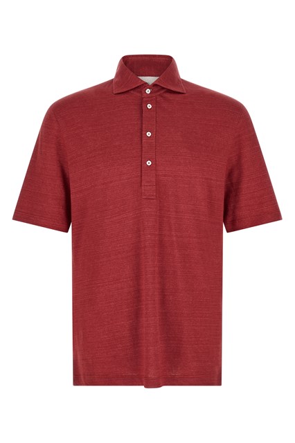 Polo jersey mélange