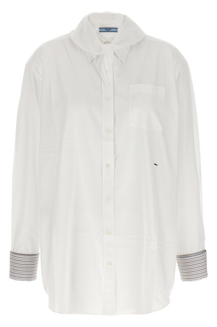 Camicia polsini a contrasto