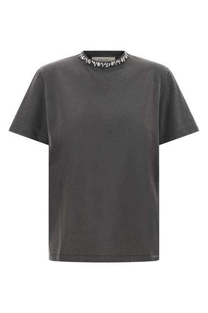 T-shirt cristalli cabochon