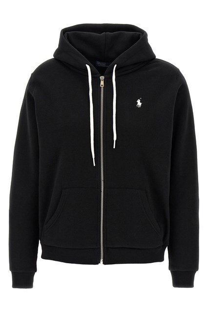 Felpa con cappuccio e zip