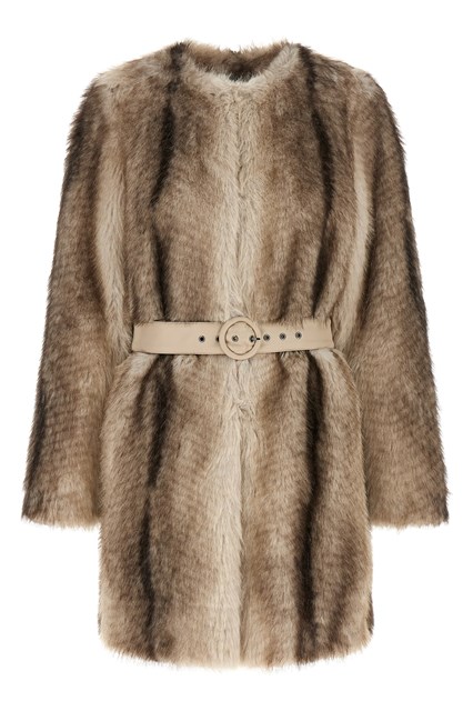 Cappotto eco-pelliccia