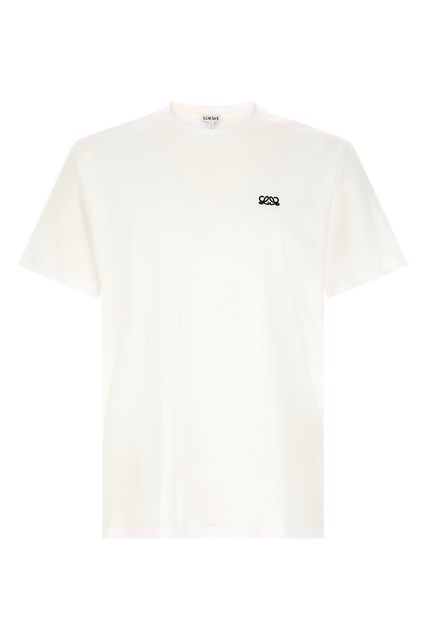 T-shirt ricamo logo 'Anagram'