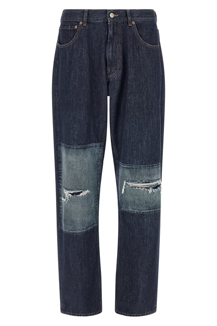 Jeans inserti patchwork