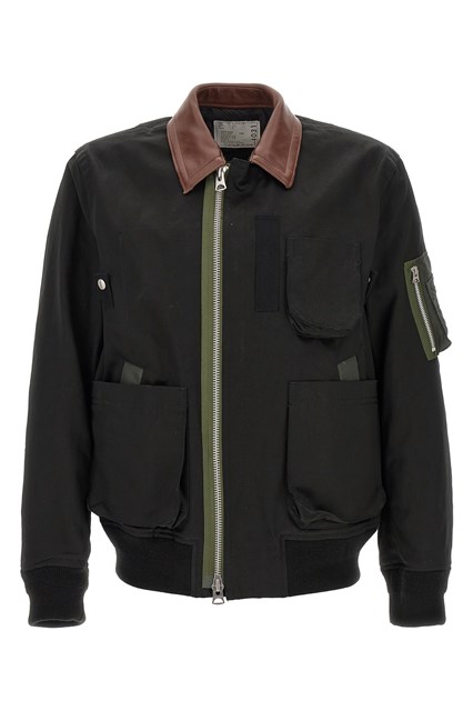 Giacca blouson in cotone