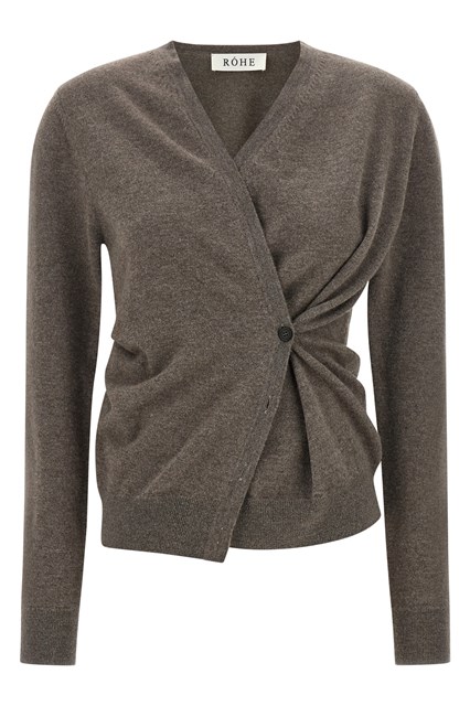 Cardigan 'Twisted ballet' asimmetrico