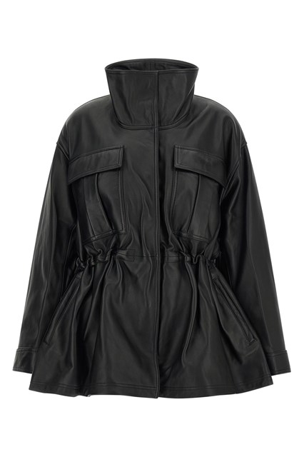Giacca in pelle 'Sculptural'