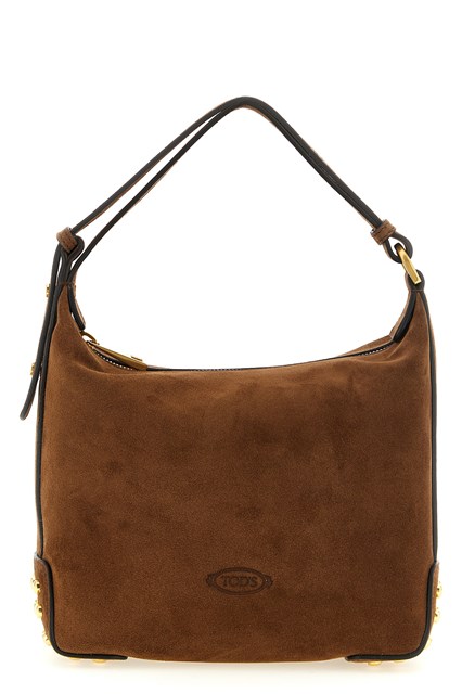 Borsa a spalla 'Gommini' mini in suede