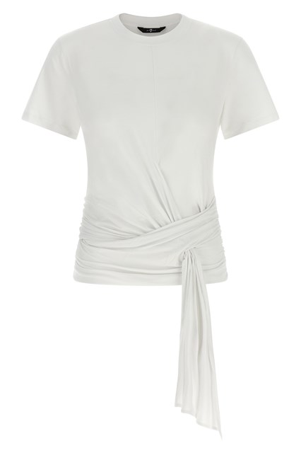 T-shirt dettaglio drappeggiato