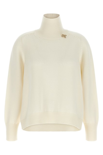 Maglione spilla nodo
