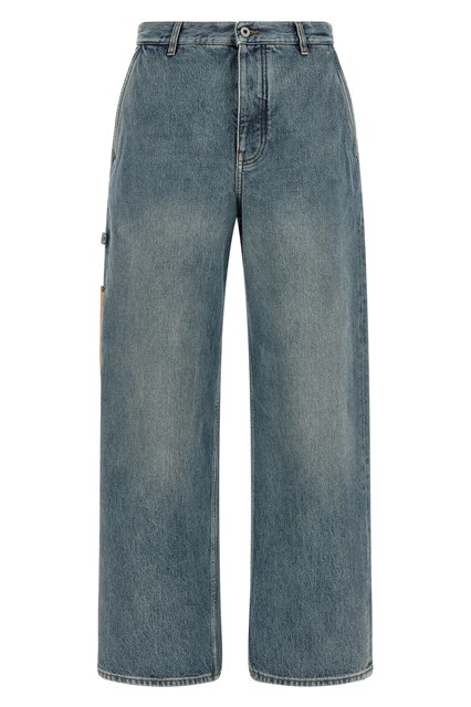 Jeans tasca pelle