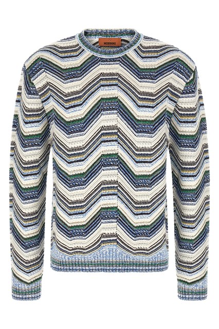 Maglione zig zag geometrico