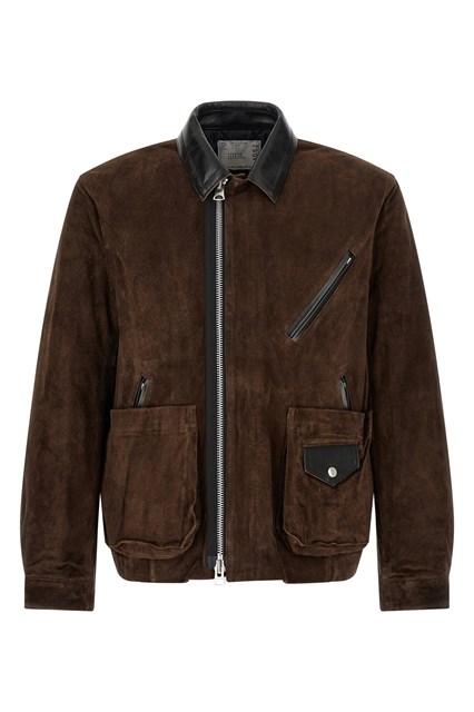Blouson suede