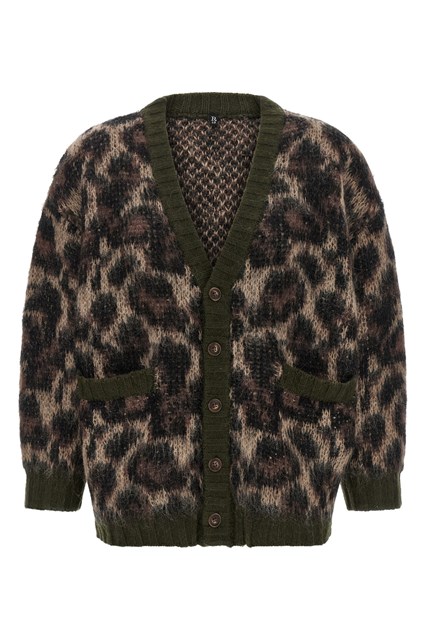 Cardigan animalier