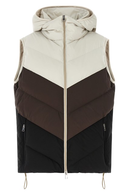 Gilet imbottito impunture chevron