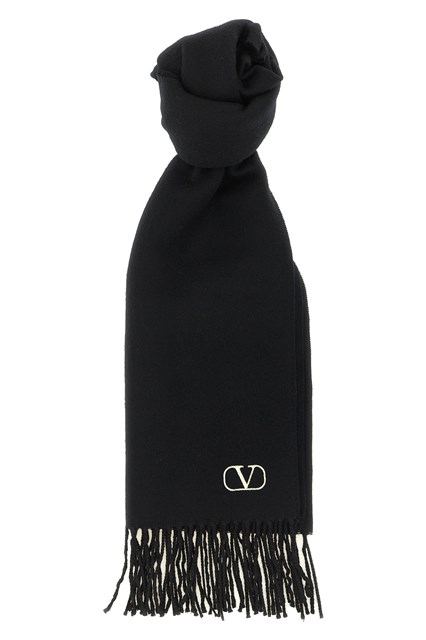 Sciarpa in cashmere con frange