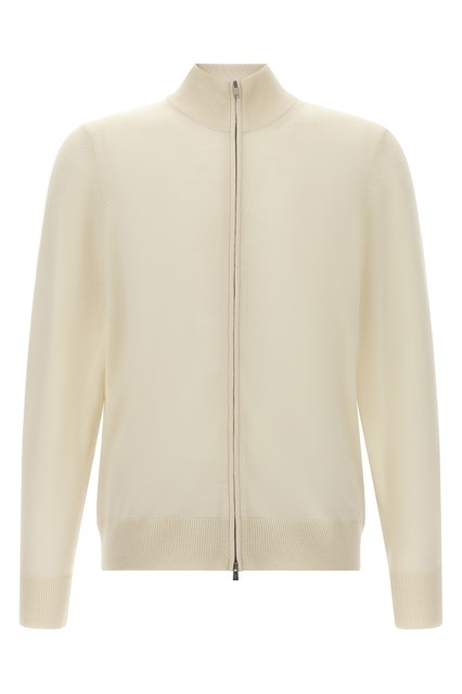 Cardigan maglia rasata