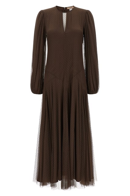 Abito tulle plumetis