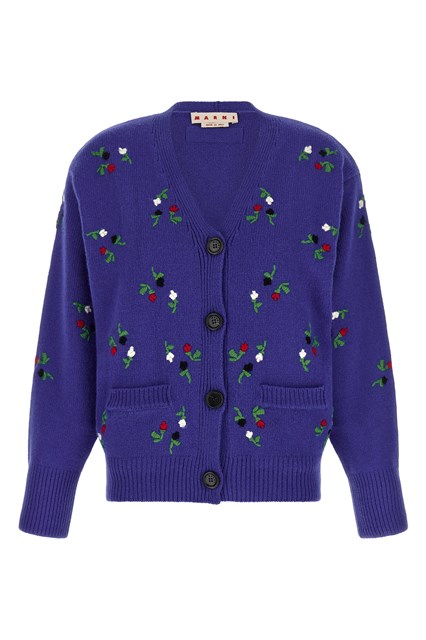 Cardigan ricami floreali