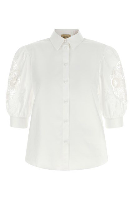 Camicia Valentino Garavani inserti macramé