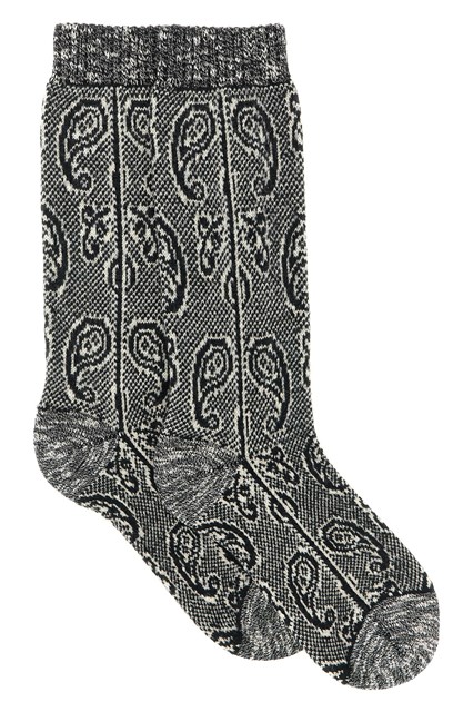 Calze jacquard Paisley