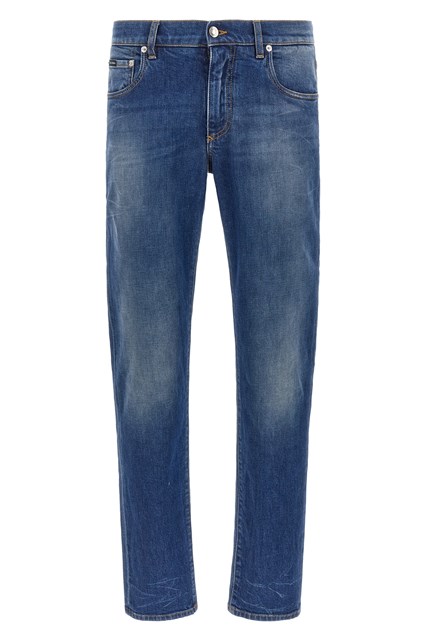 Jeans ricamo logo