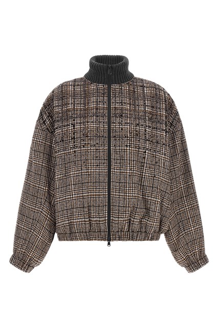 Bomber check paillettes