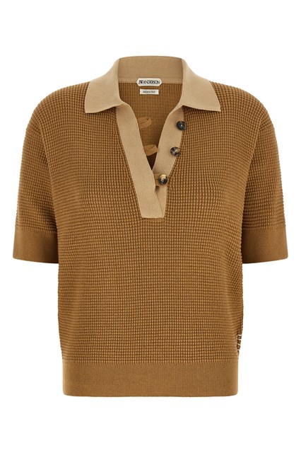 Polo punto waffle