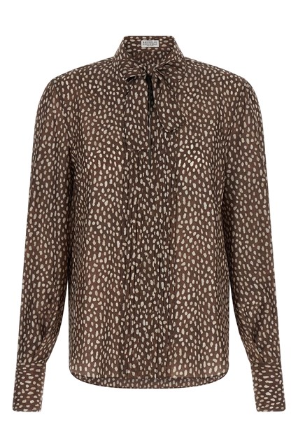 Camicia collo lavallière