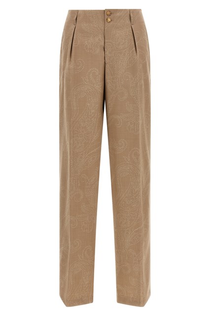 Pantalone Paisley jacquard