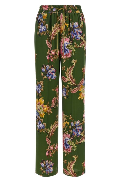 Pantalone stampa floreale