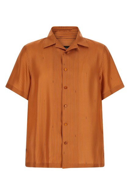 Camicia in seta impunture 'Selleria'