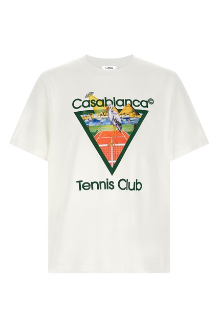 T-shirt stampa frontale 'Tennis Club'