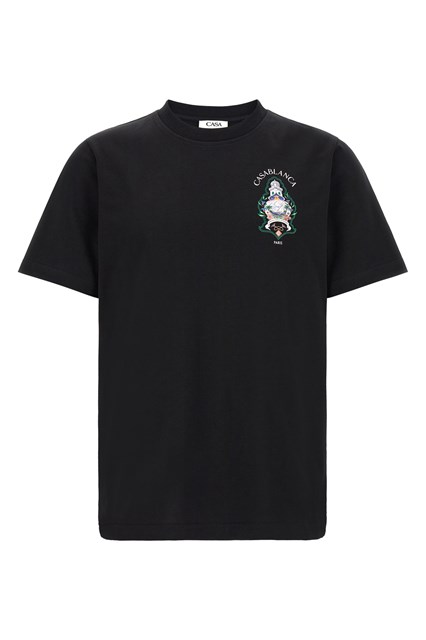 T-shirt con stampa 'Hotel Emblem'