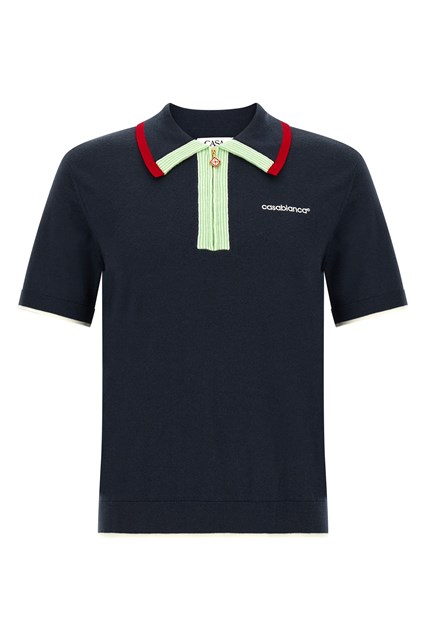 Polo in maglia con zip