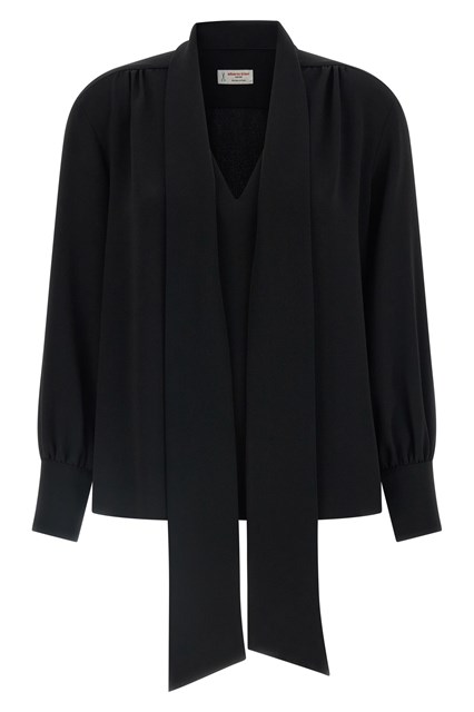 Blusa collo lavallière