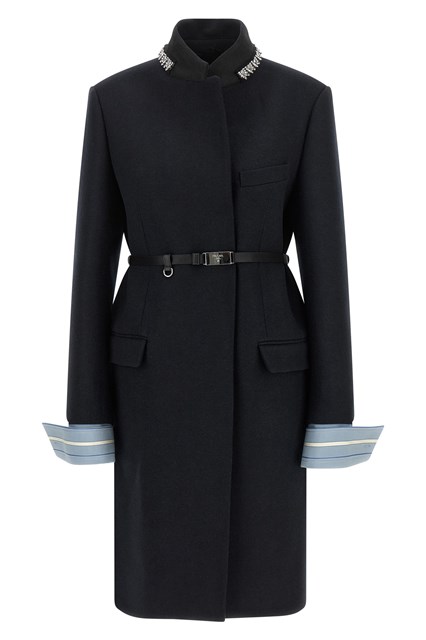 Cappotto colletto gioiello