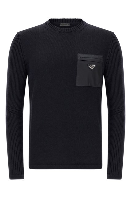 Maglione con taschino 'Re-Nylon'