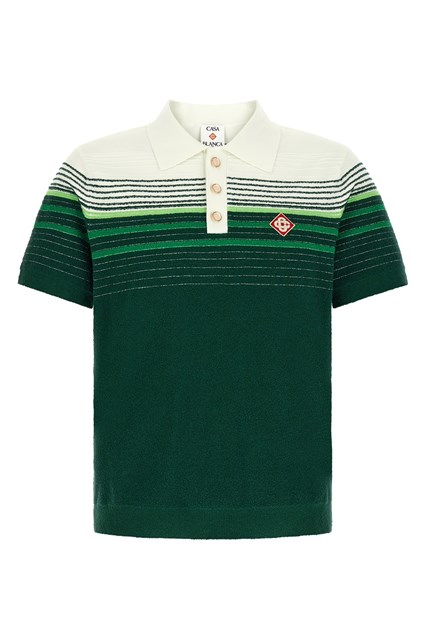 Polo 'Bouclé Stripes'