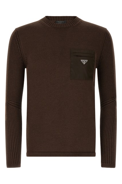 Maglione con taschino 'Re-Nylon'