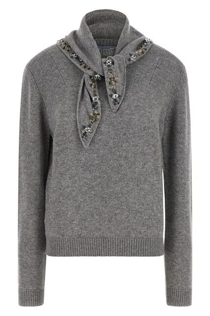 Maglia con bandana gioiello