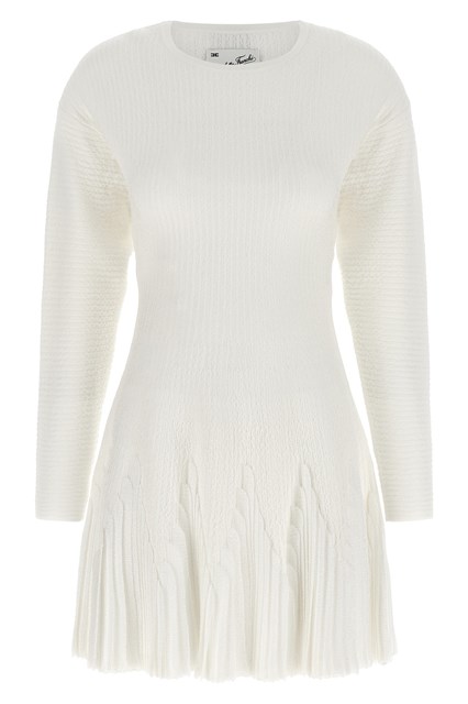 Abito in maglia plissée