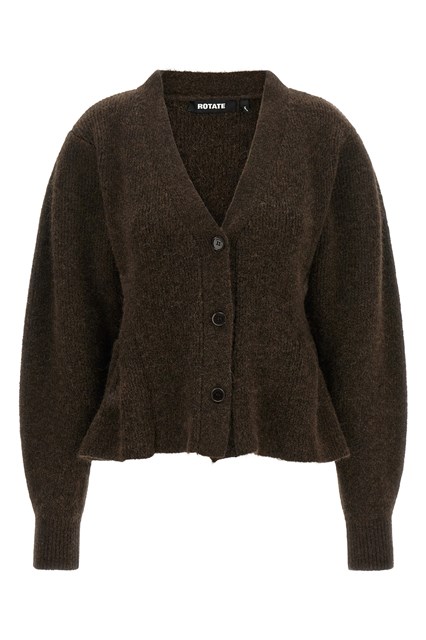 Cardigan fondo 'Peplum'