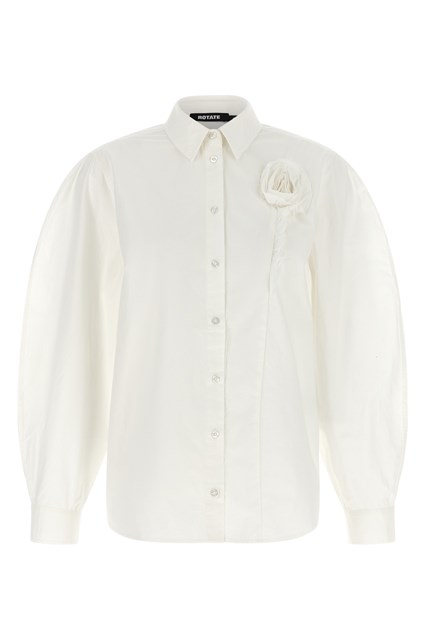 Camicia dettaglio floreale 3D